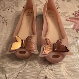 Mini Melissa girls mel ultra fly, light pink matte